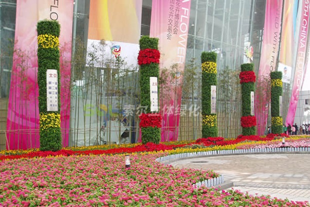 花柱景觀設計實際效果圖