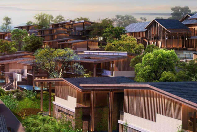 小鎮(zhèn)聚落景觀設(shè)計(jì)效果圖